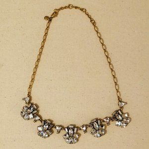 J.Crew Crystal Cluster Necklace